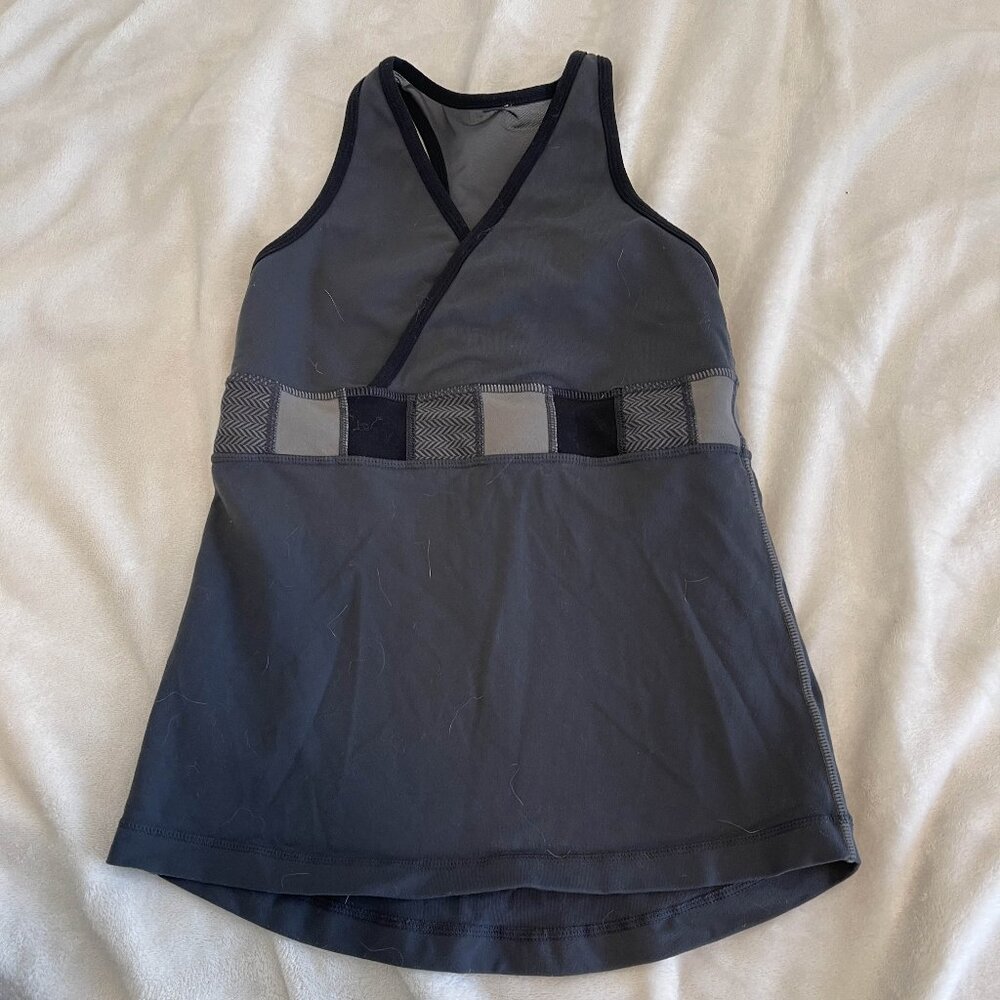 ✨NEW (NWOT) LULULEMON - V-Neck Tank With Mesh Racerback Black - Size Small